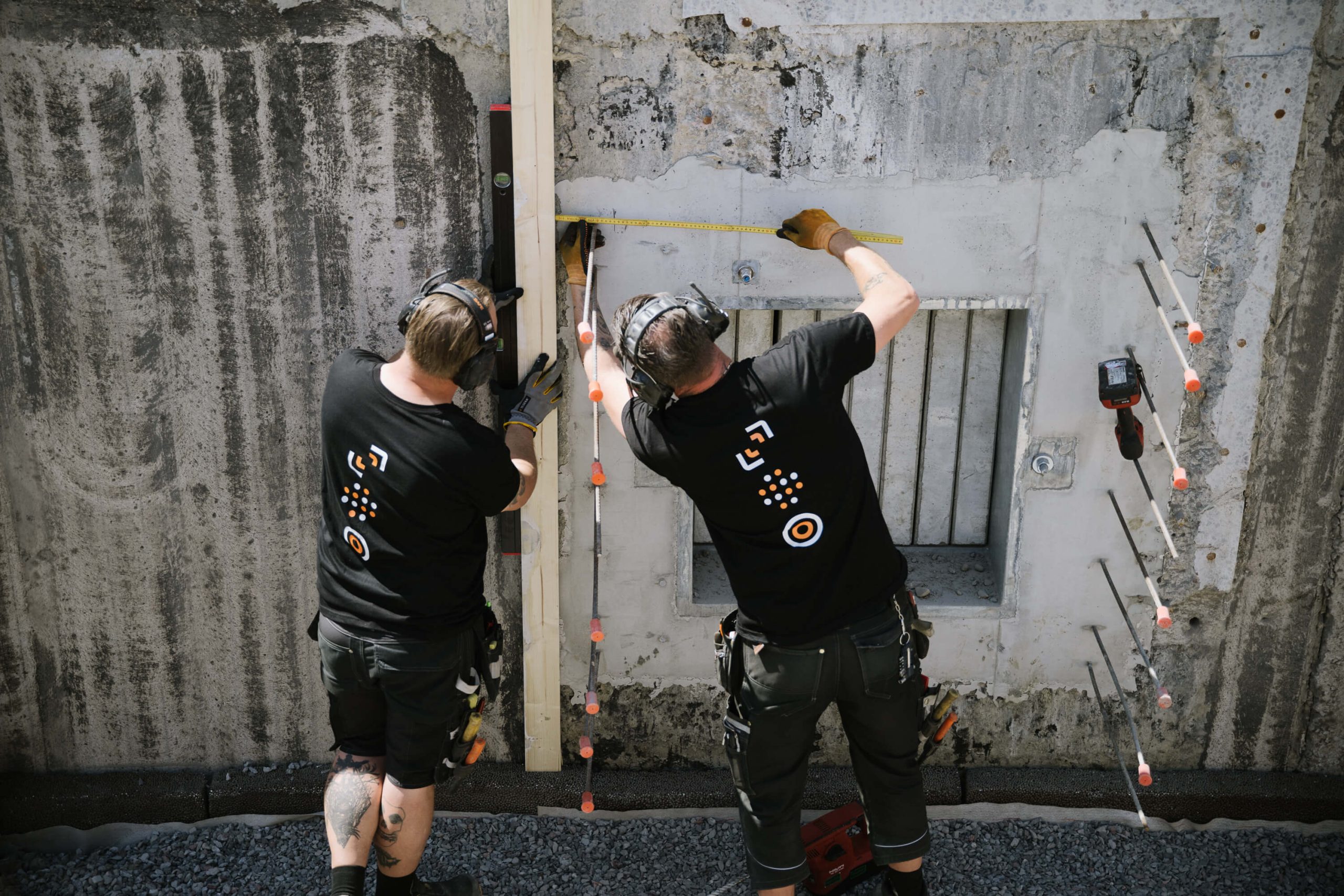 reparation pågår - skyddsrumsspecialisten
